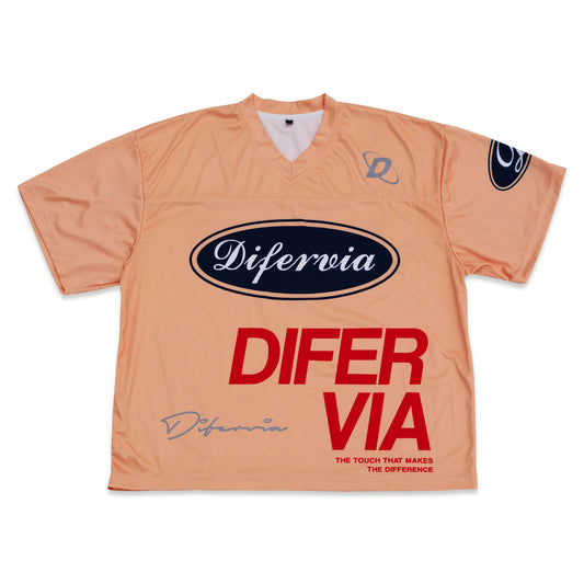 Basic Football Tee Cream