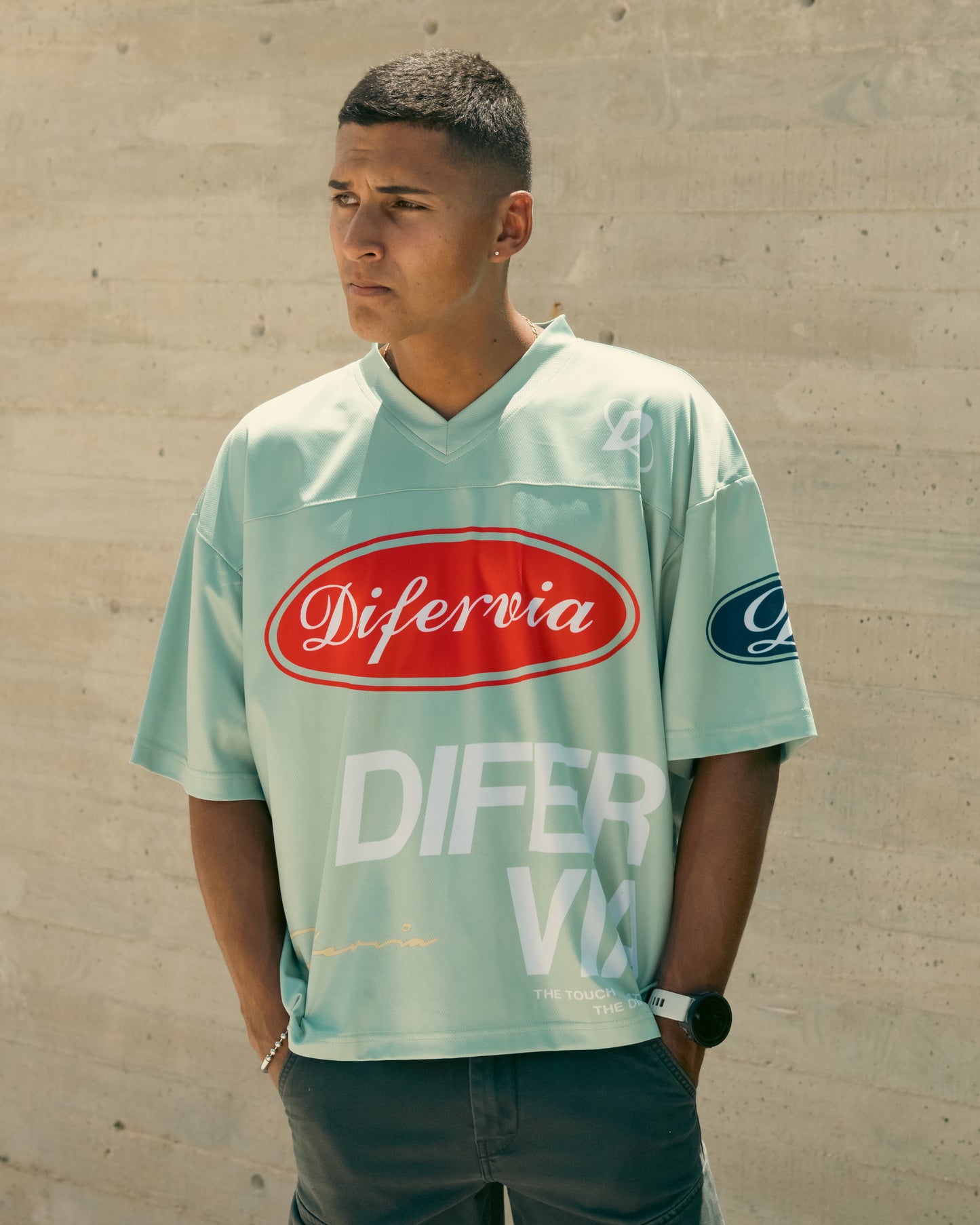 Basic Football Tee Green